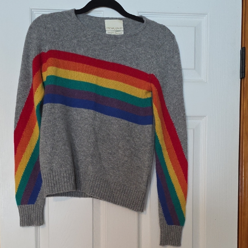 Cynthia Rowley Gray Cashmere Knit